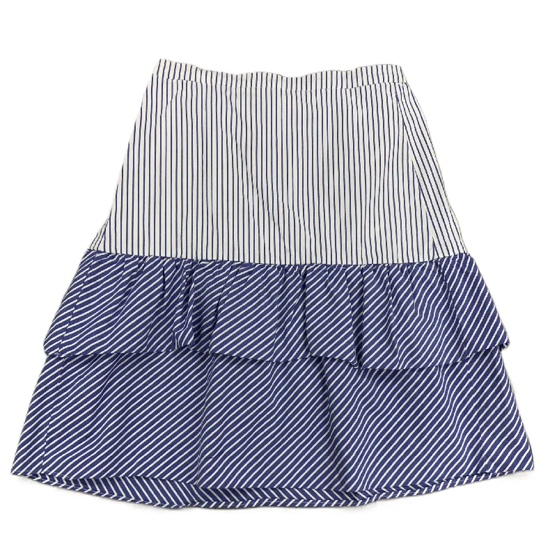 Skirt Mini & Short By J. Crew In Striped Pattern, Size: 4