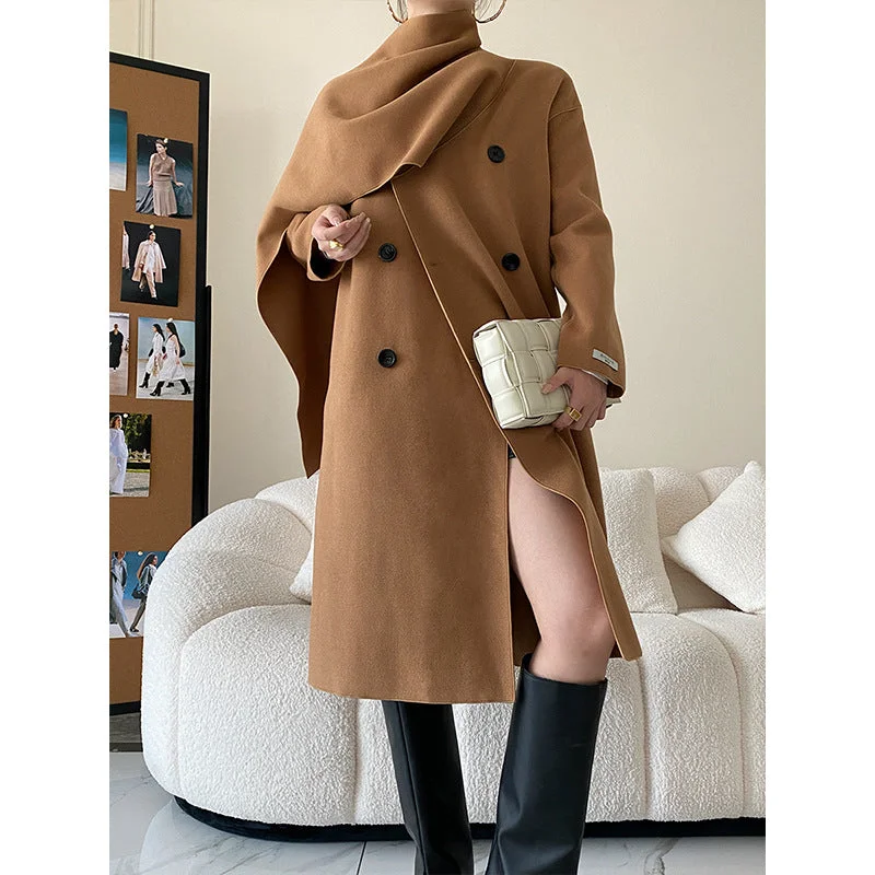 Desined Luxury Woolen Overcoats for Women