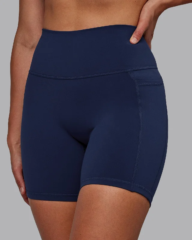 Fusion Mid-Length Shorts with Pockets - Future Navy