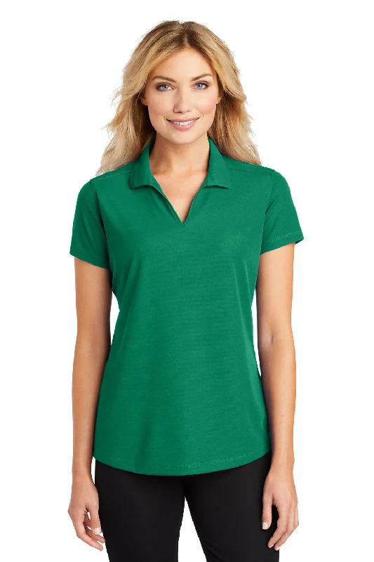 Port Authority Womens Dry Zone Moisture Wicking Short Sleeve Polo Shirt - Jewel Green