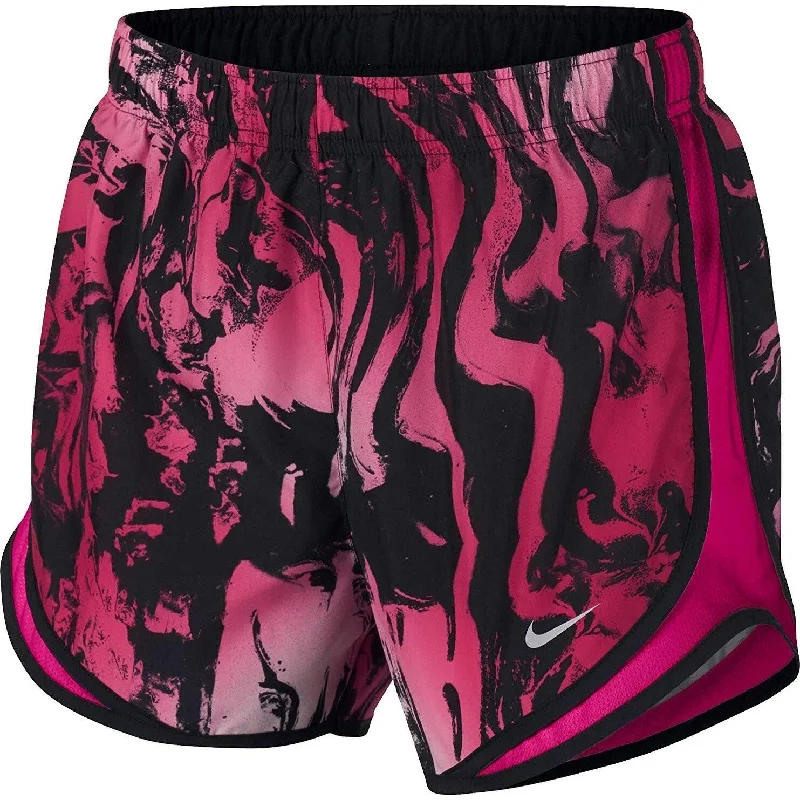 Nike Women's Dri-FIT Tempo Dri-FIT Printed Running Shorts Size Small - Fuchsia