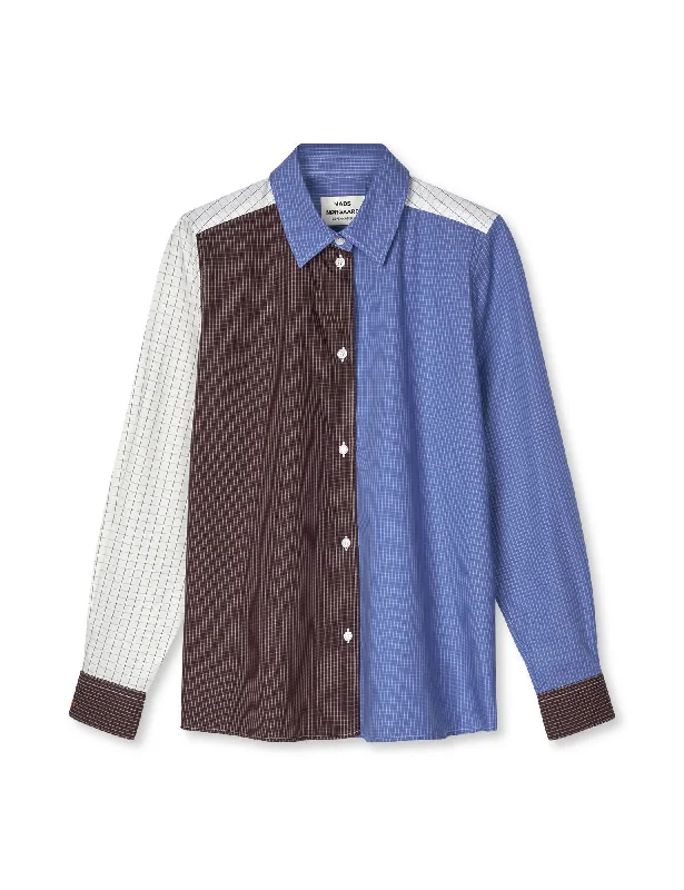 Grid Crane Shirt, YD Grid/Amparo Blue