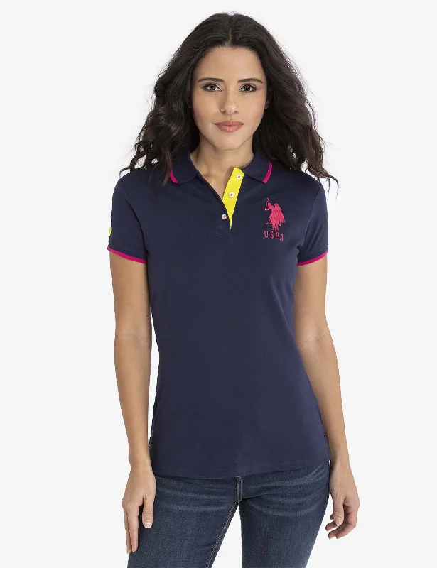 SOLID TRIPLE CROWN POLO SHIRT