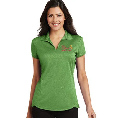 Port Authority Ladies Trace Heather Polo