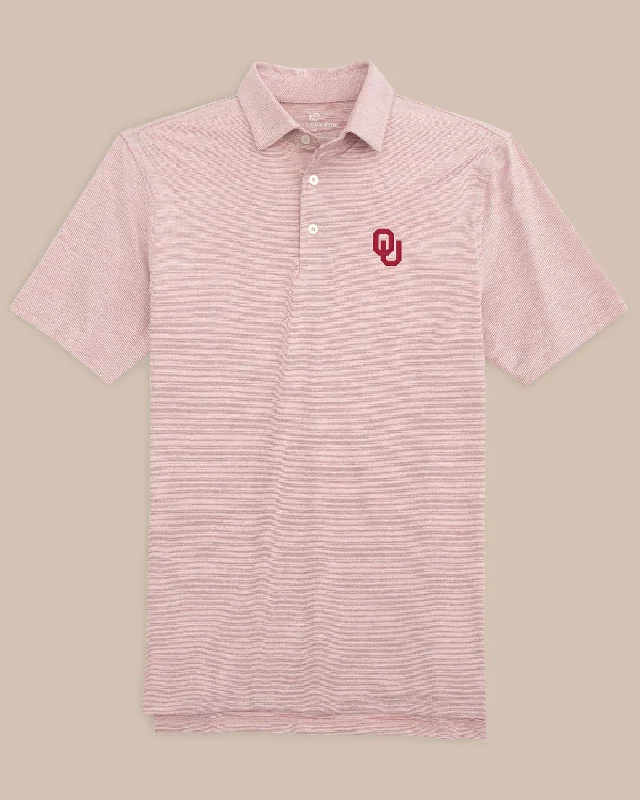 Oklahoma Sooners Driver Spacedye Polo Shirt