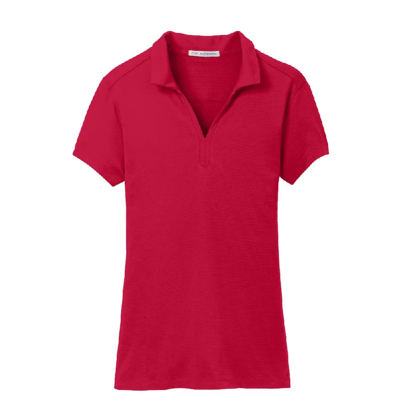 #Port Authority Ladies Rapid Dry Mesh Polo