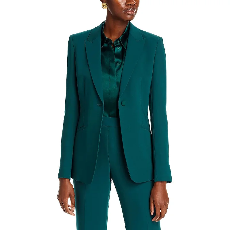 Lafayette 148 New York Womens Silk Blend Suit Separate One-Button Blazer