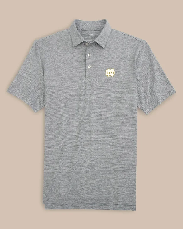 Notre Dame Fighting Irish Driver Spacedye Polo Shirt