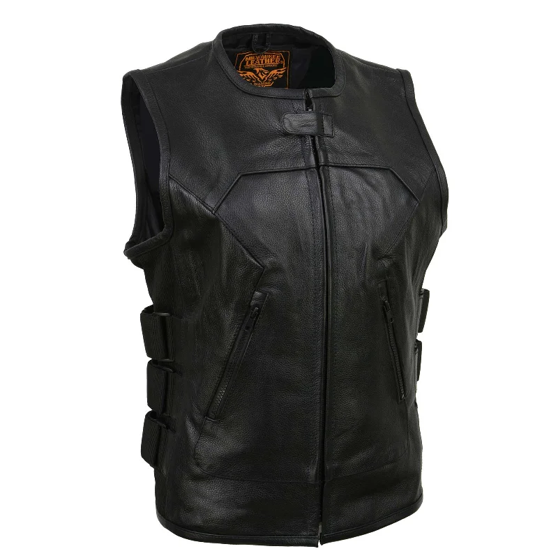 Milwaukee Leather MLL4501 Women's Bullet Proof Style Swat Rider