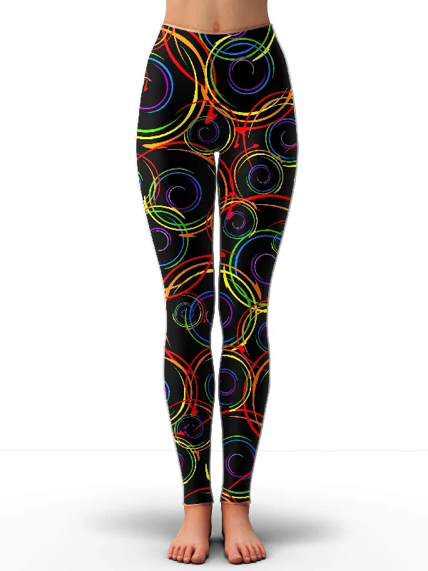 Swirl Abstract Leggings