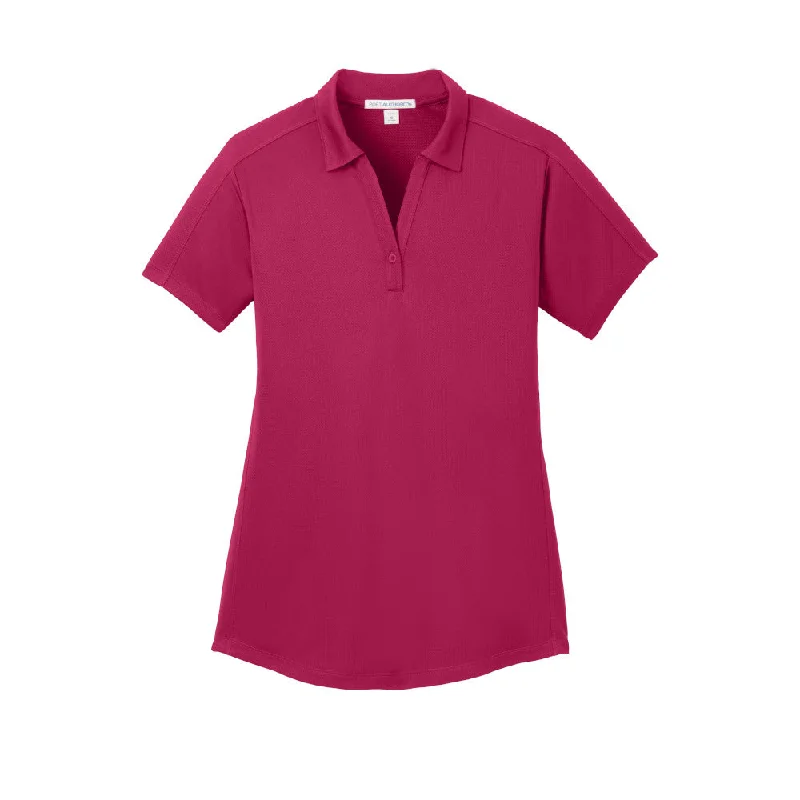 #Port Authority Ladies Diamond Jacquard Polo