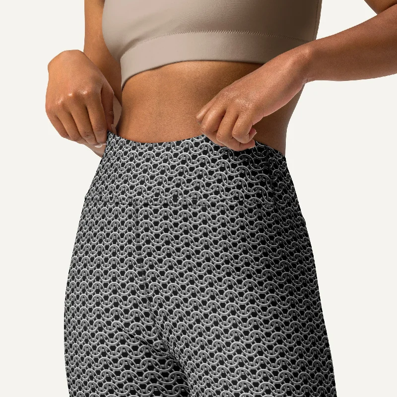 Chain Mail High-Waisted Leggings