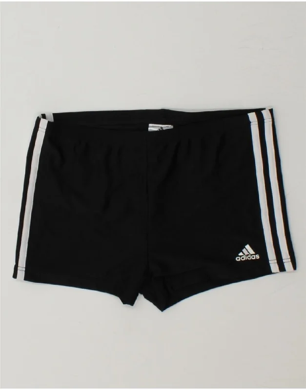 ADIDAS Womens Sport Shorts UK 16 Large Black Polyamide