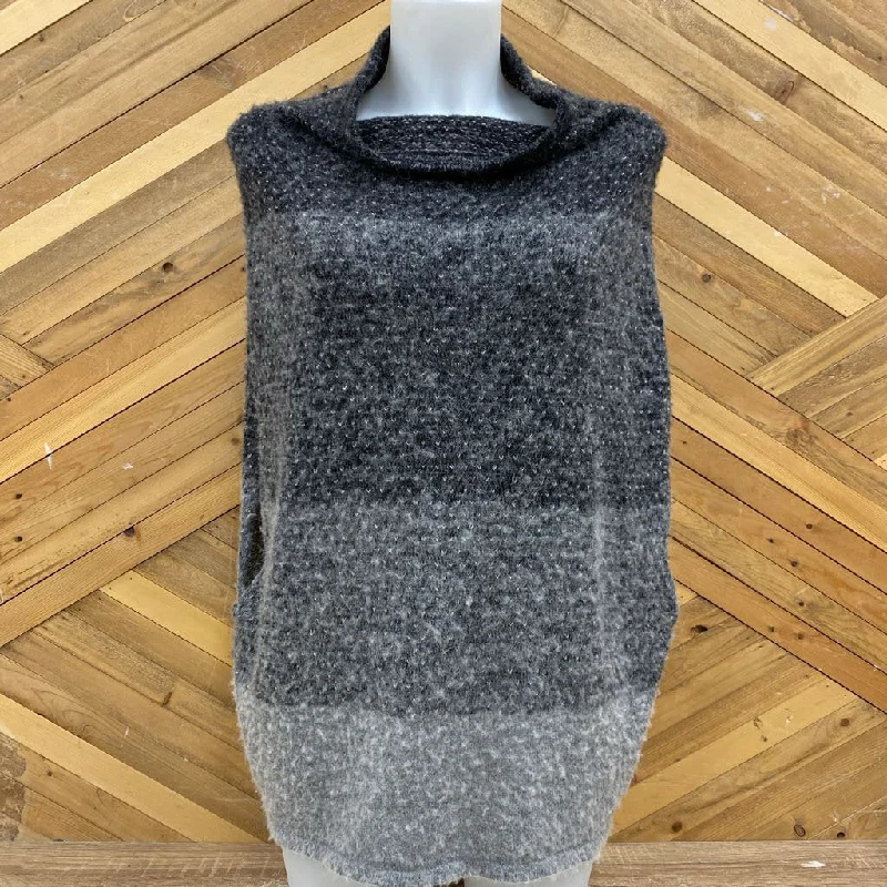 Kokomarina - Women's Knit Sleeveless Top: Grey/Black-women-MD