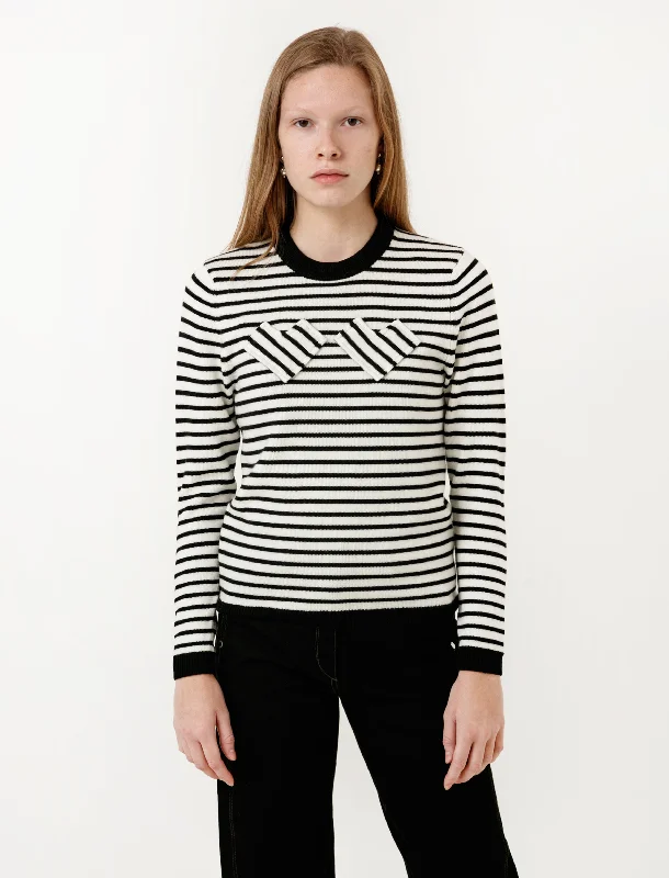 Nessa Hearts Jumper Black/Cream