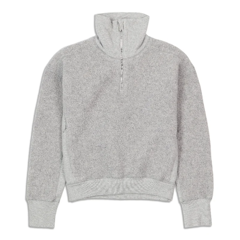 Stand Out Sherpa Half Zip - Resale