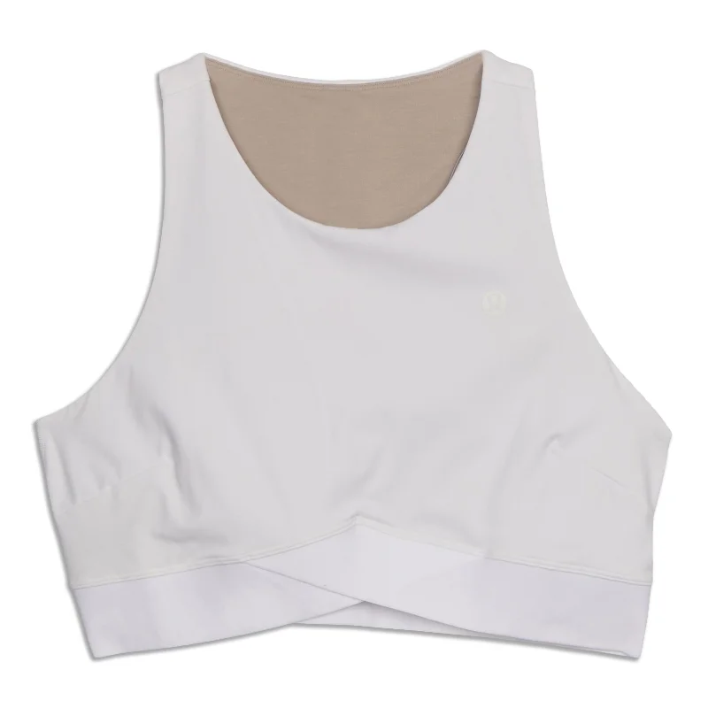 V-Waist Cropped Tennis Tank Top - Resale