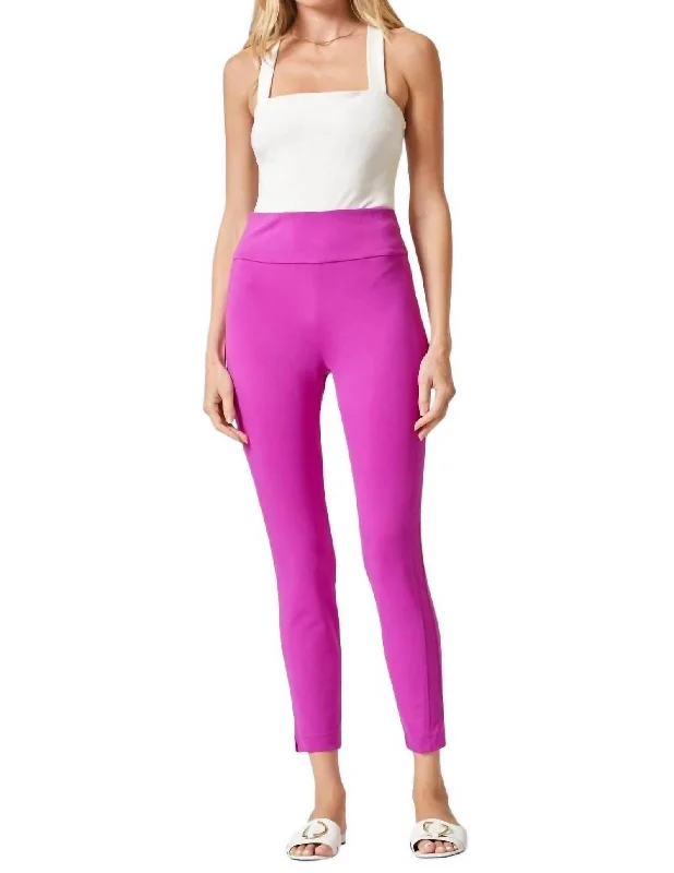 Magic High Waisted Skinny Pant 26" In Spring Magenta