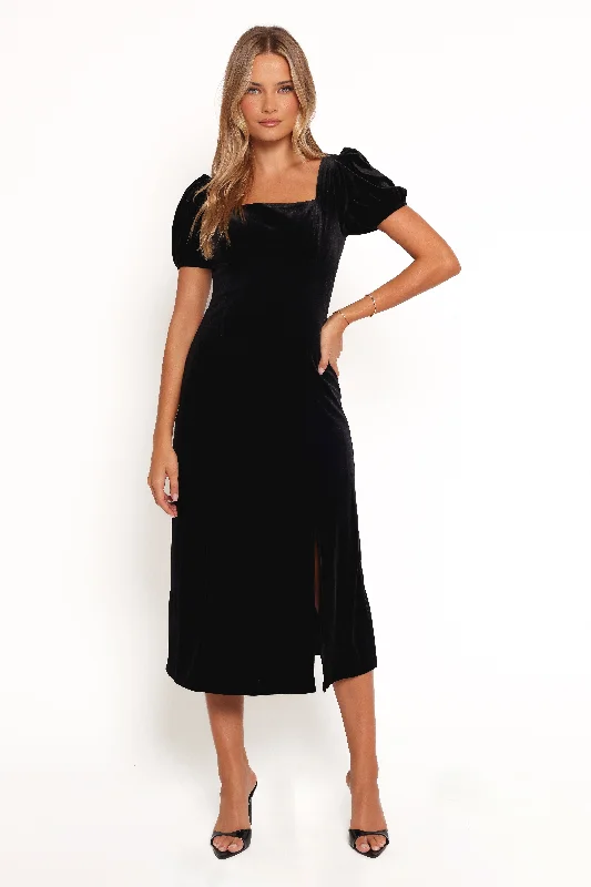 Quinnie Midi Dress - Black