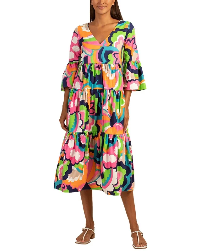 Trina Turk Oversized Flower Dress