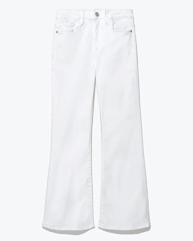 Women Le One Crop Mini Boot Jean In Blanc