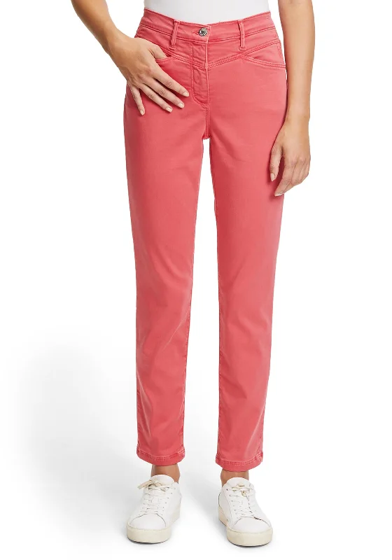 Betty Barclay Sally Slim Leg Jeans, Coral