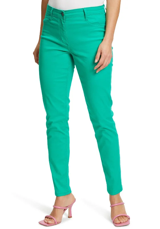 Betty Barclay Sally Slim Leg Jeans, Emerald