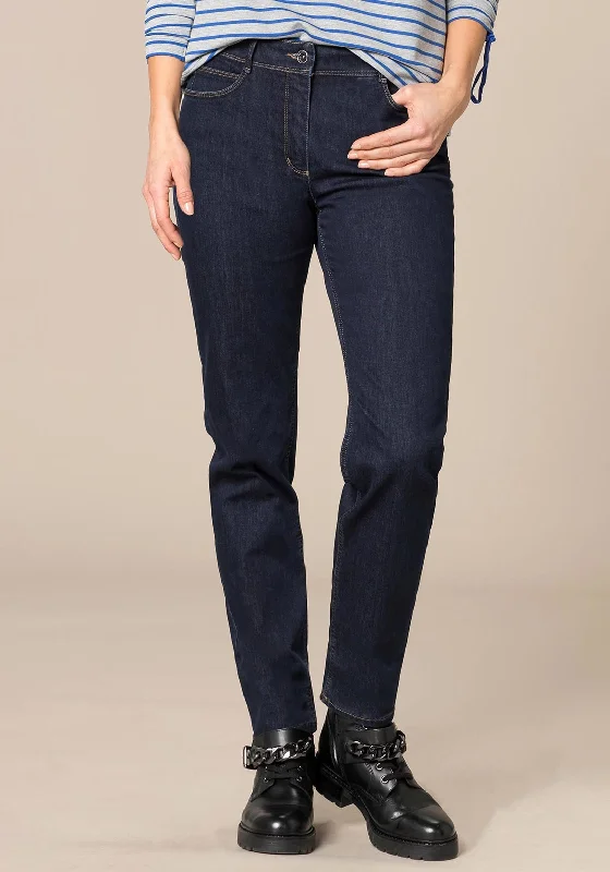 Bianca Denver Slim Leg Jeans, Dark Blue