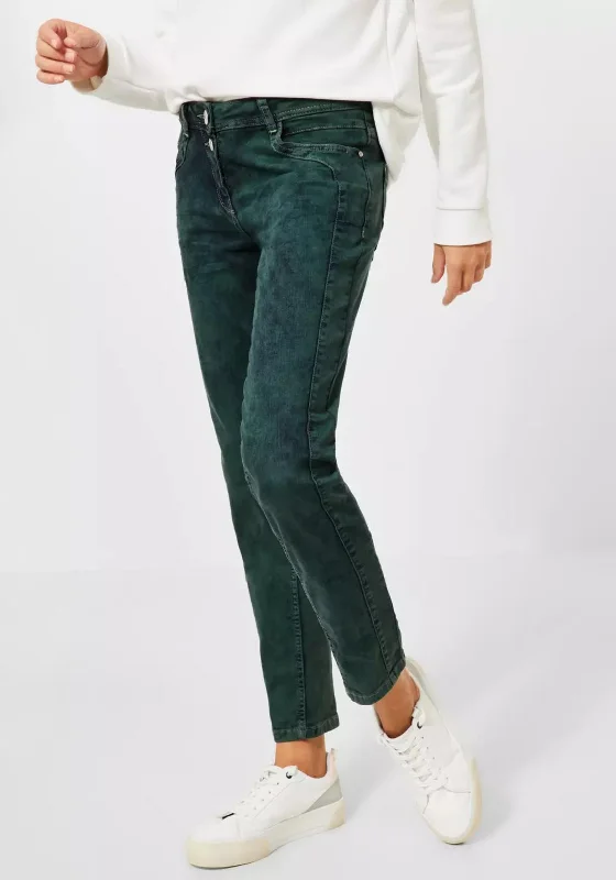 Cecil Scarlett Overdye Jeans, Green