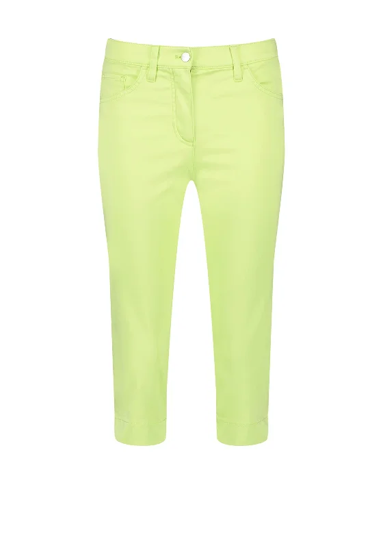 Gerry Weber Slim Leg Capri Jeans, Lime