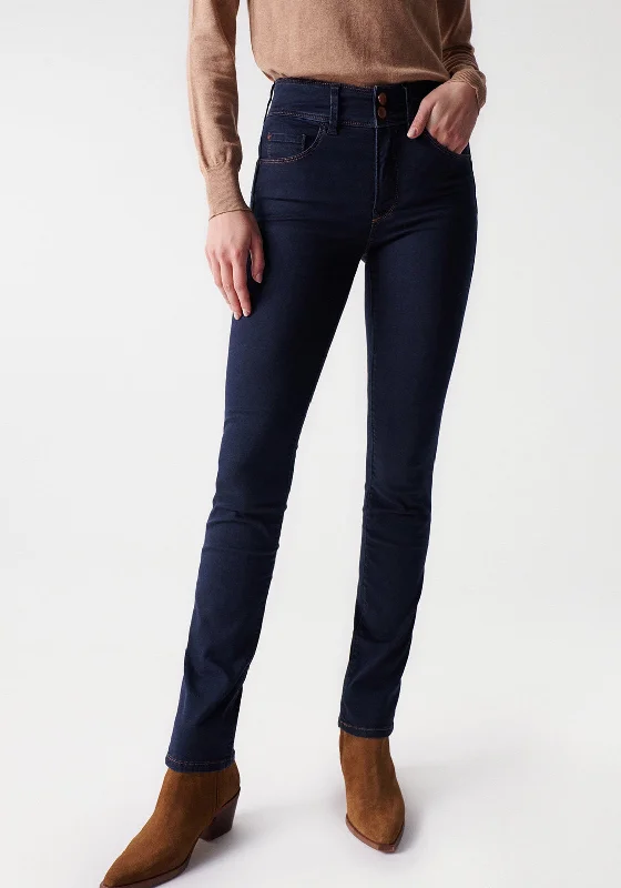 Salsa Push In Secret Slim Jeans, Dark Blue