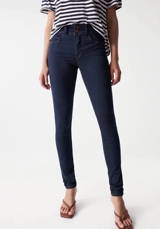 Salsa Push In Secret Skinny Jeans, Dark Blue