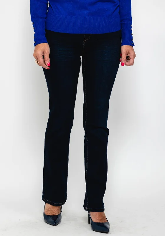 Rant & Rave Bea Bootcut Jeans, Mid Indigo