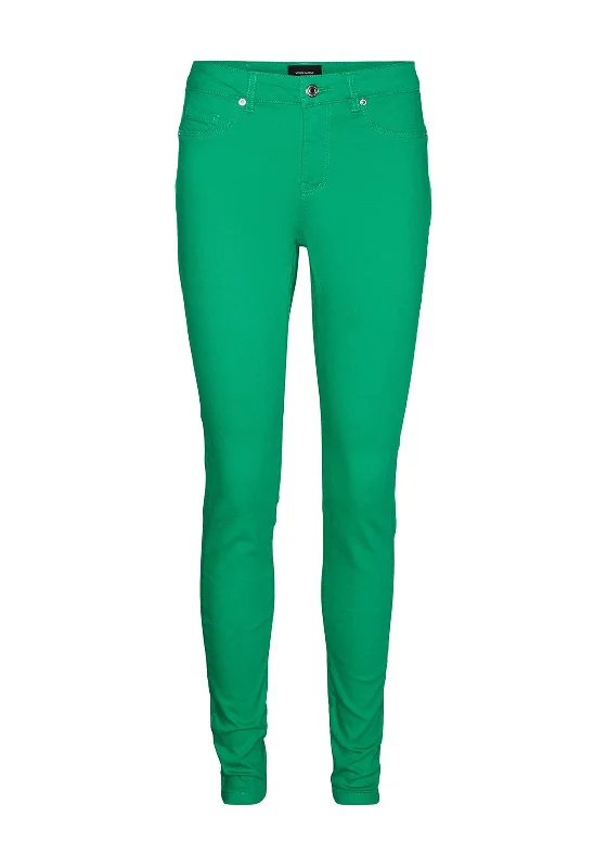 Vero Moda Wild Seven Slim Leg Jeans, Bright Green