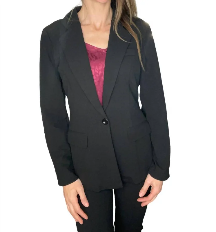 Working Girl Blazer In Black