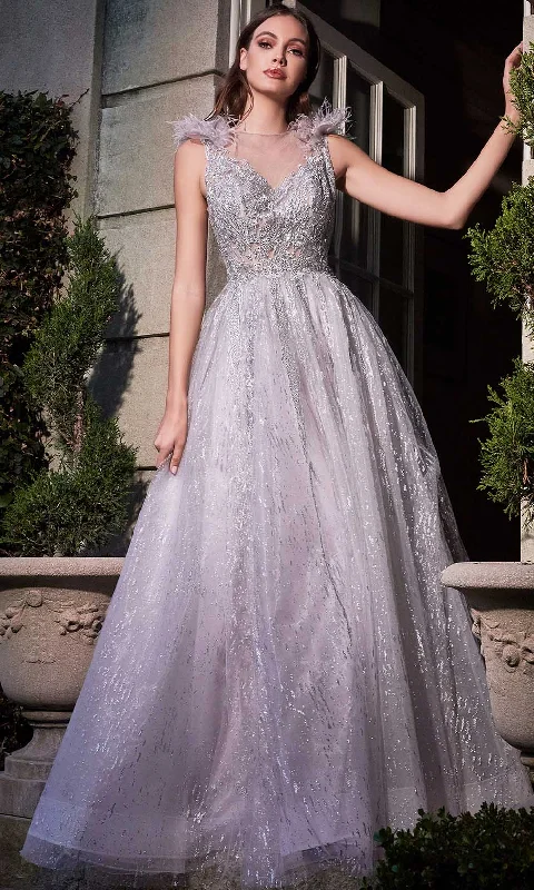 Cinderella Divine B704 - Jewel Neck Evening Dress